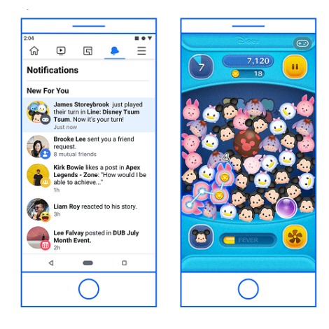 Facebook 推出新的 Instant Games 功能
